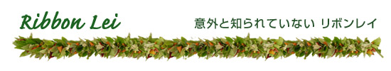 Fresh Flower Lei / リボンレイ